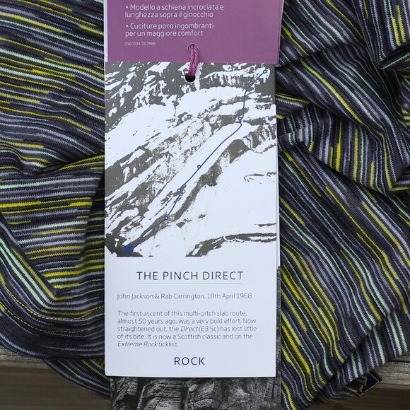 Rab Womens Maze Climbing Dress BNWT Size XS Sulpher Tank Top Dress Cross Back - Picture 5 of 11